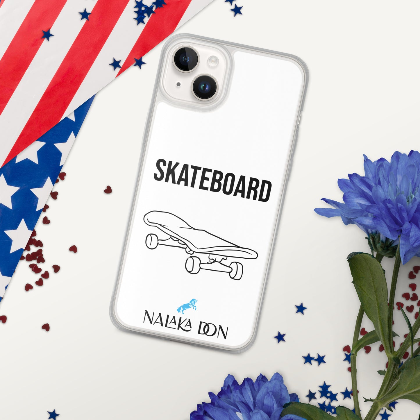 Skateboard - Clear Case for iPhone®
