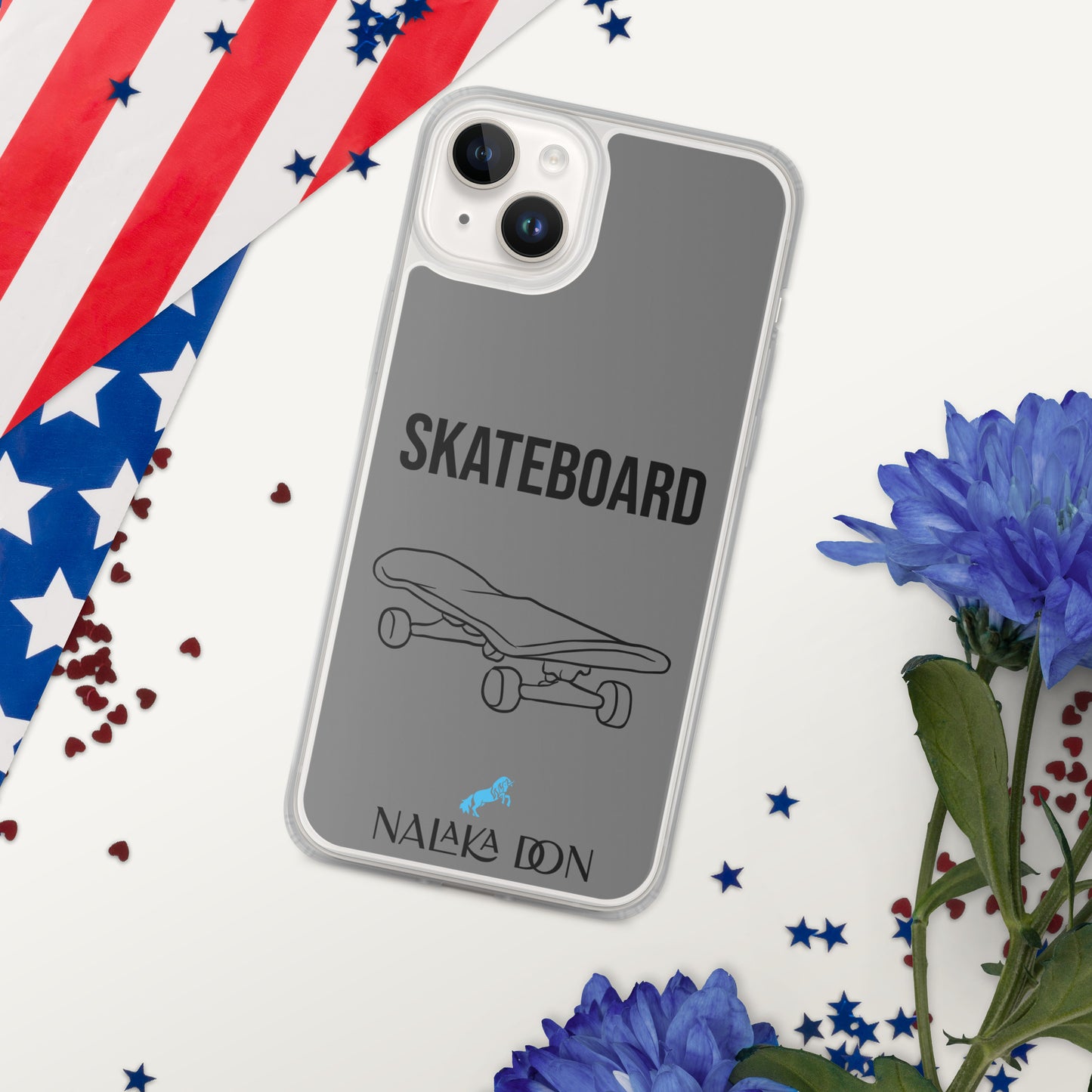 Skateboard - Clear Case for iPhone®
