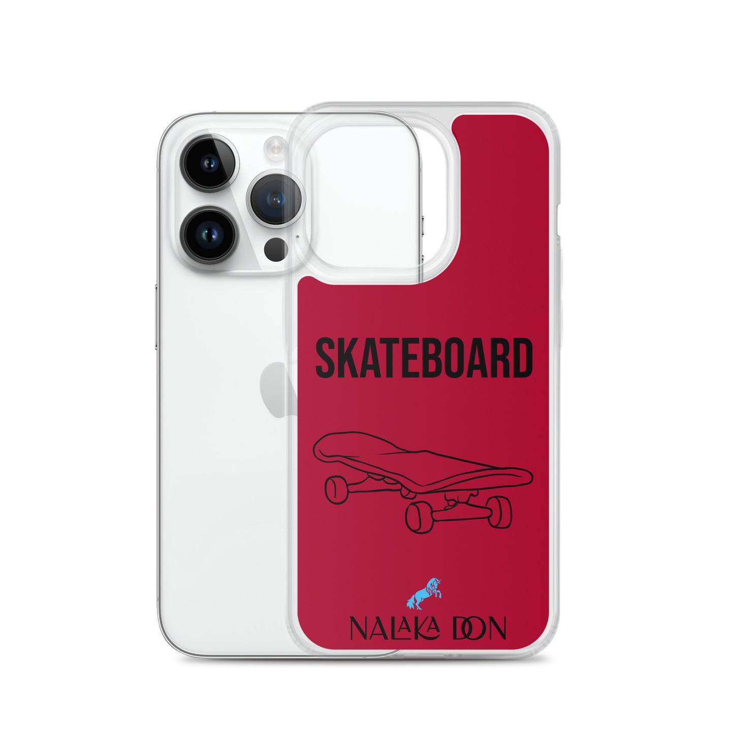 Skateboard - Clear Case for iPhone®