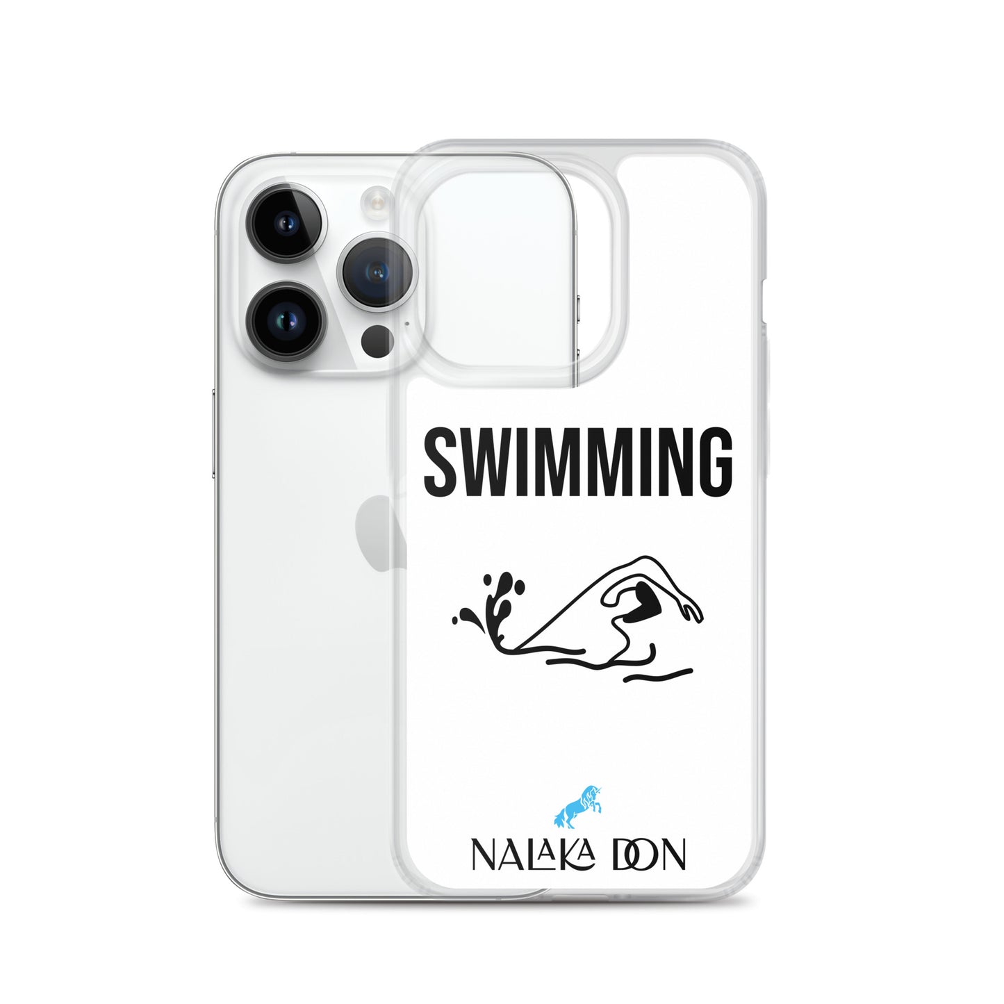 Swimming - Clear Case for iPhone®
