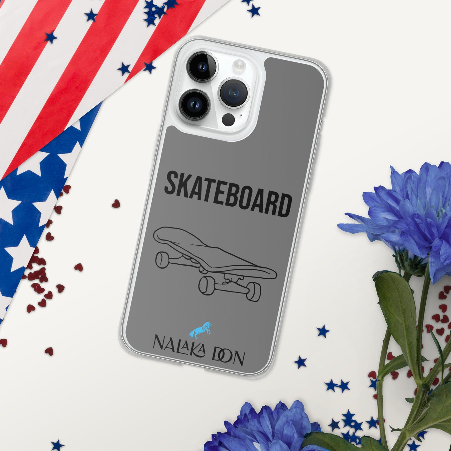 Skateboard - Clear Case for iPhone®