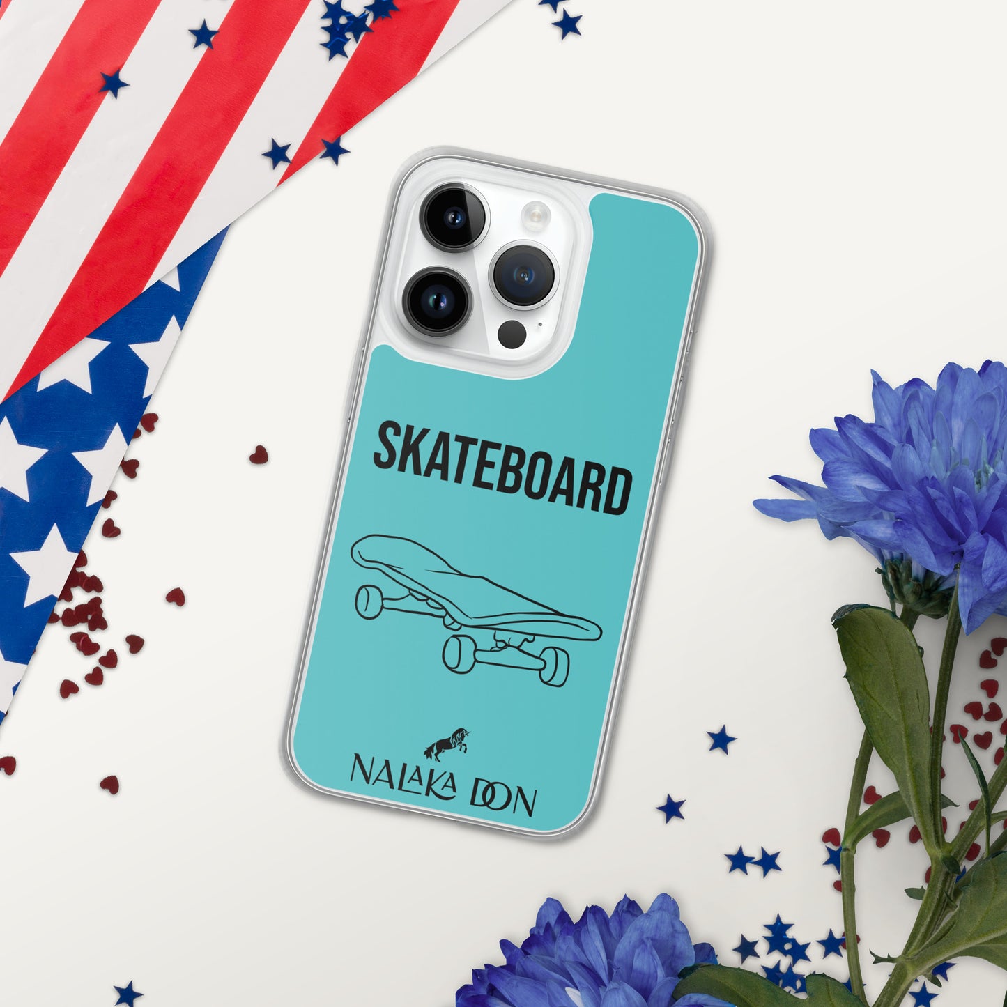 Skateboard - Clear Case for iPhone®