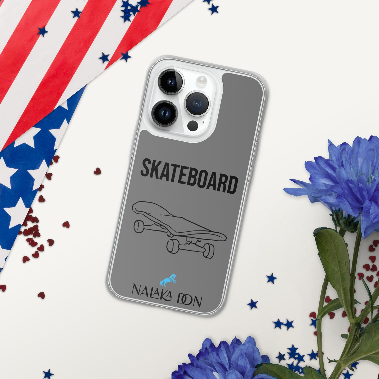 Skateboard - Clear Case for iPhone®