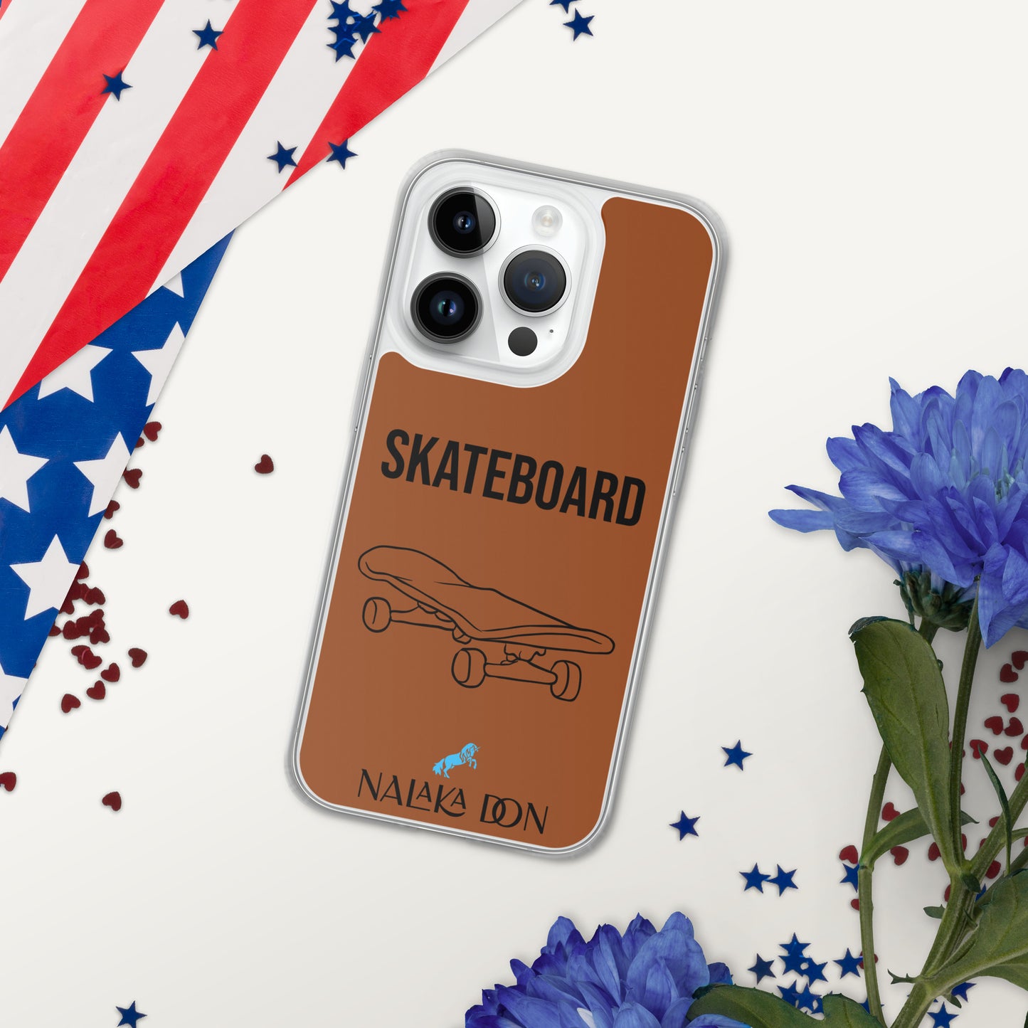 Skateboard - Clear Case for iPhone®