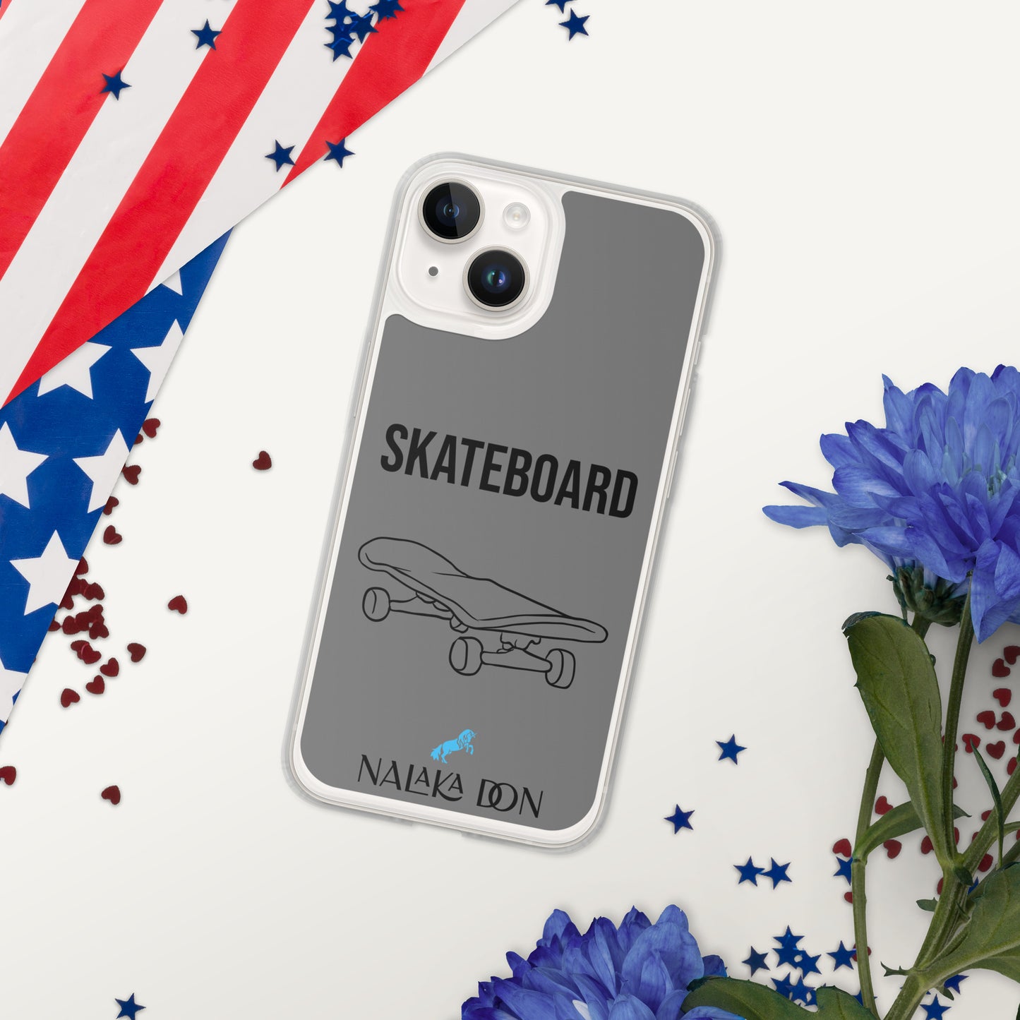 Skateboard - Clear Case for iPhone®