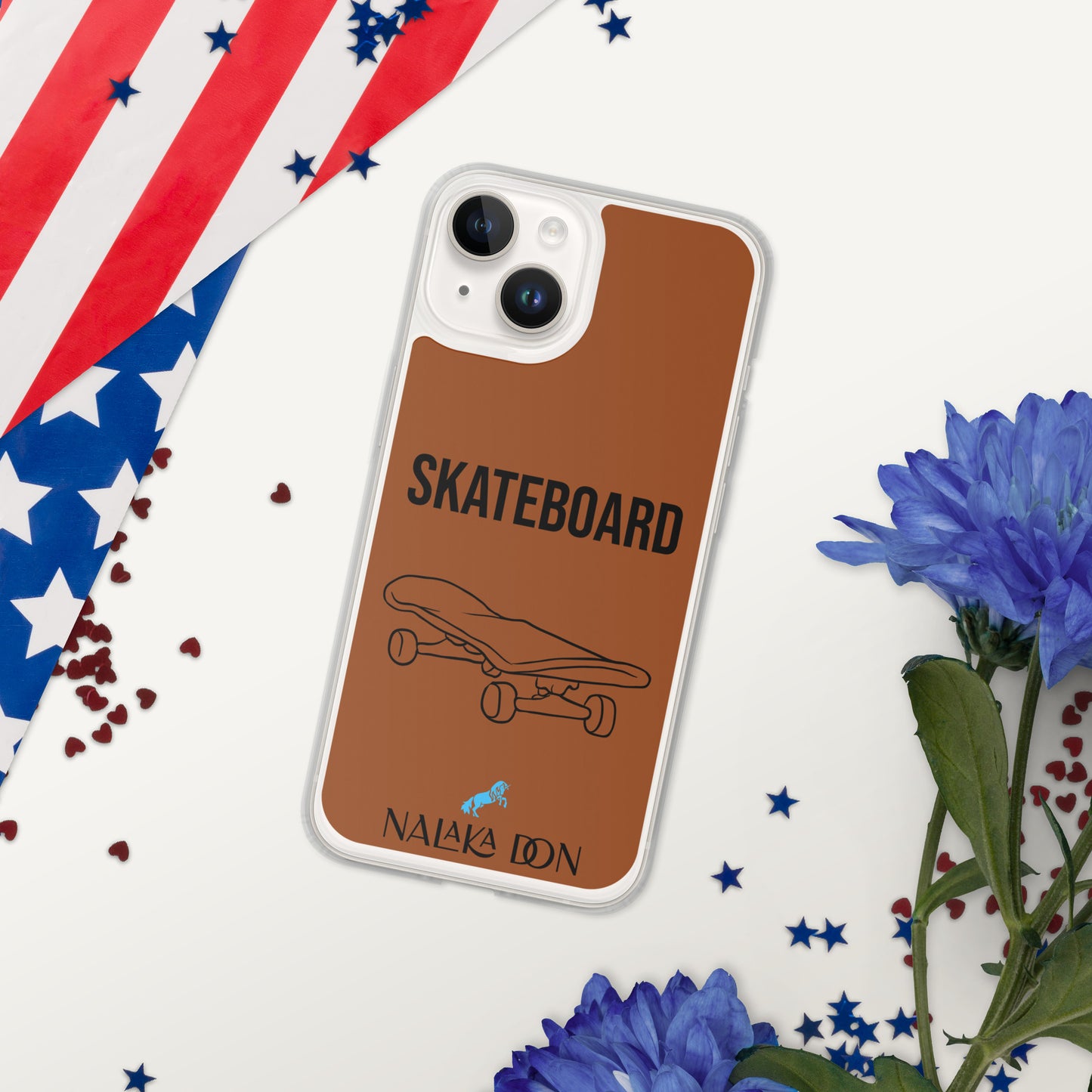 Skateboard - Clear Case for iPhone®