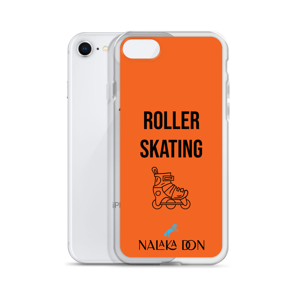 Roller Skating - Clear Case for iPhone®