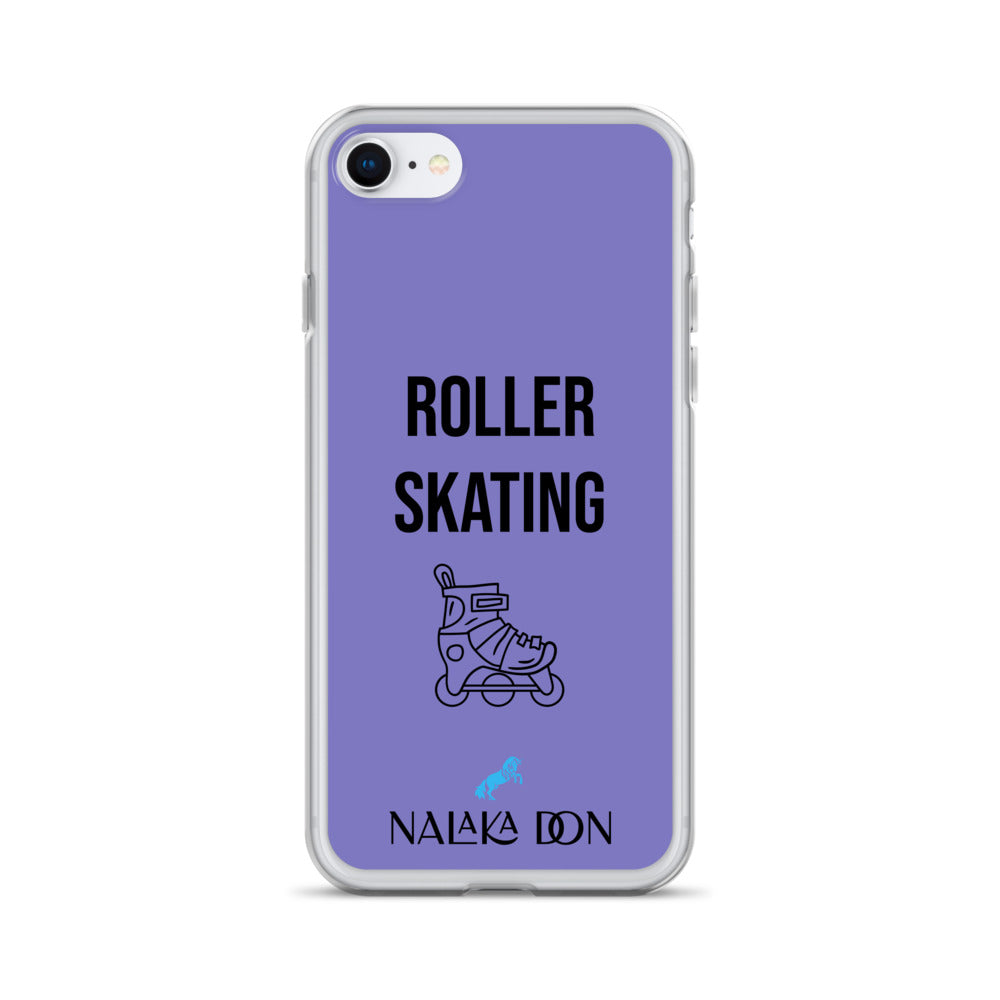Roller Skating - Clear Case for iPhone®