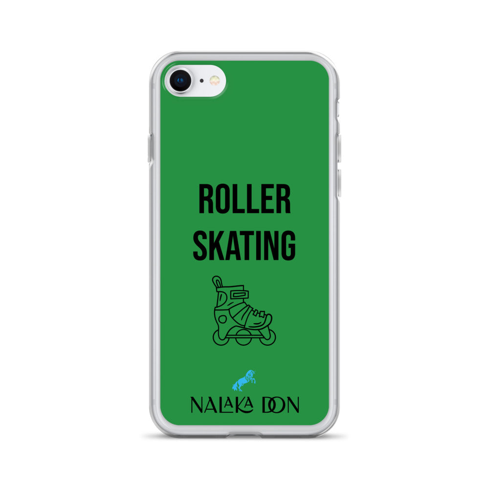 Roller Skating - Clear Case for iPhone®