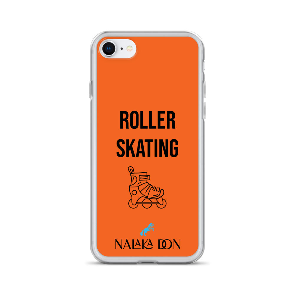 Roller Skating - Clear Case for iPhone®