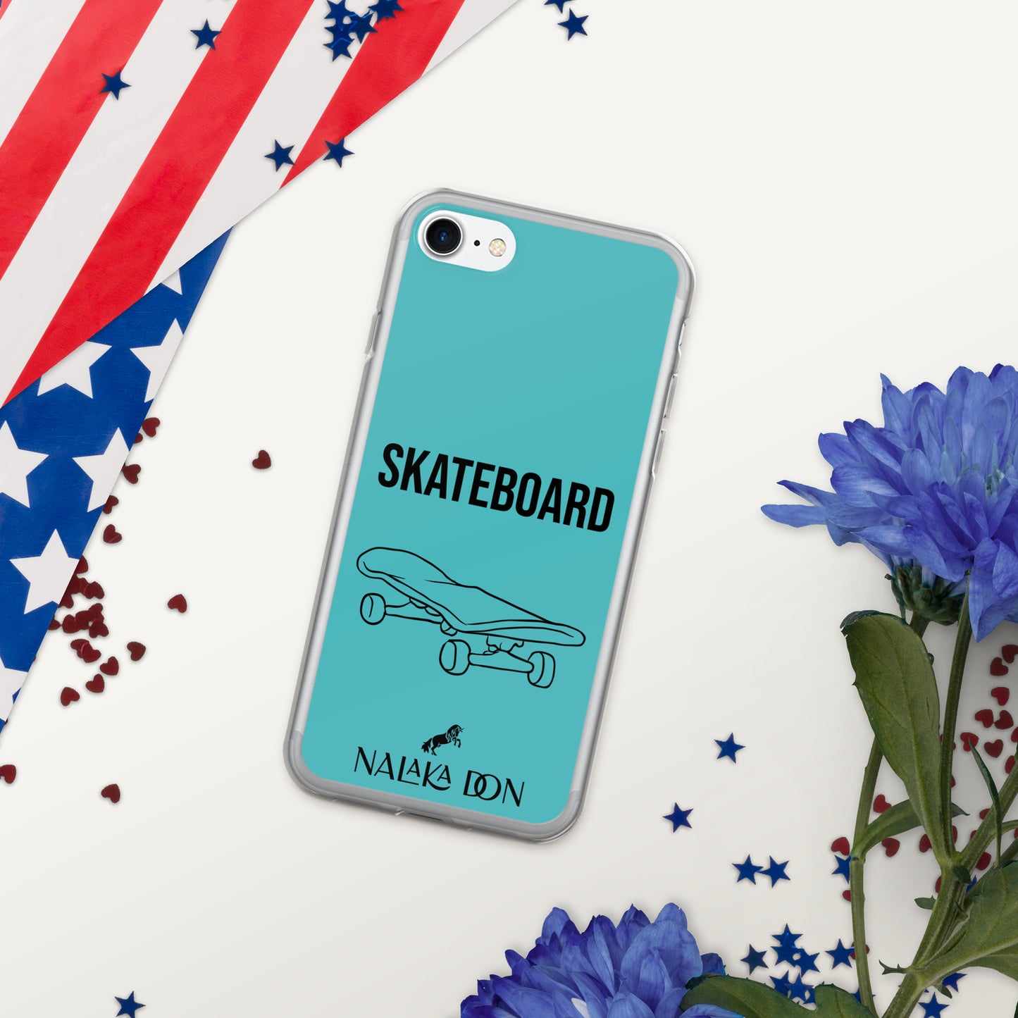 Skateboard - Clear Case for iPhone®