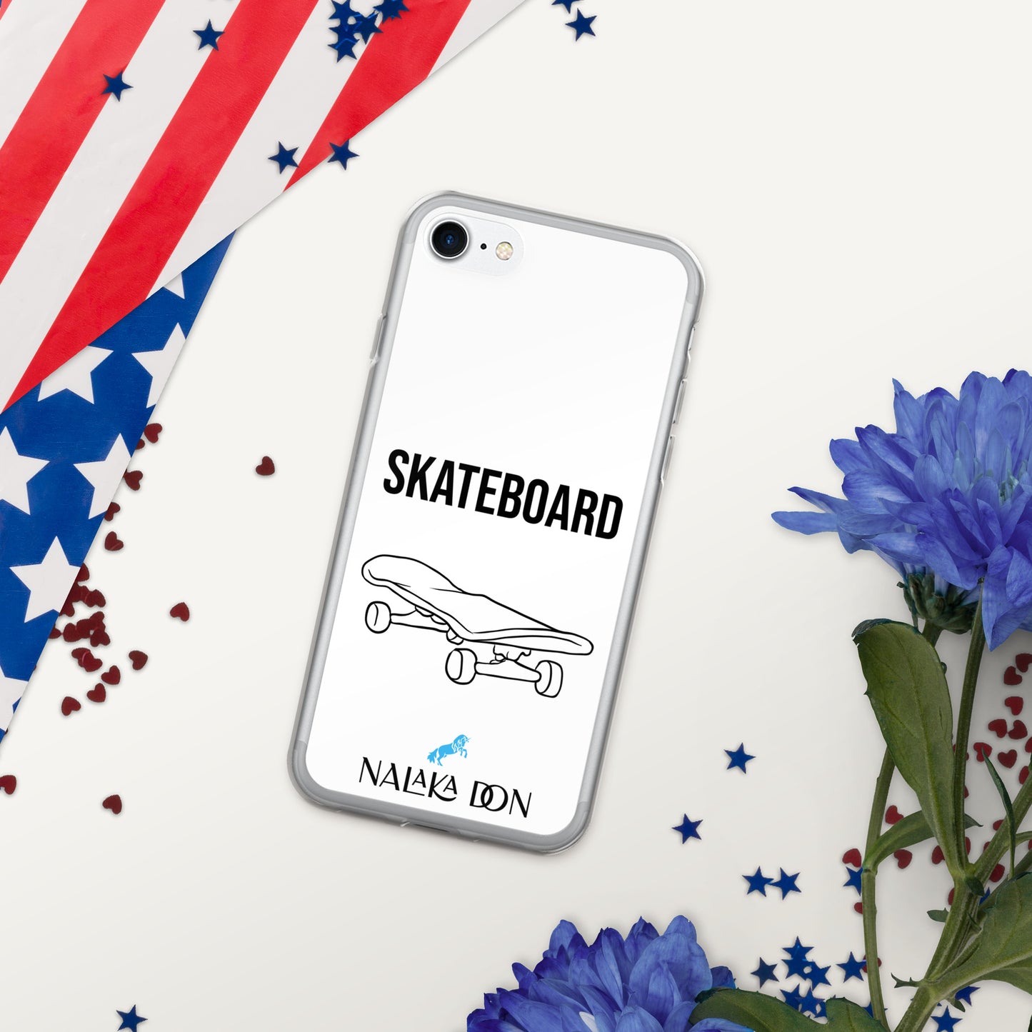 Skateboard - Clear Case for iPhone®