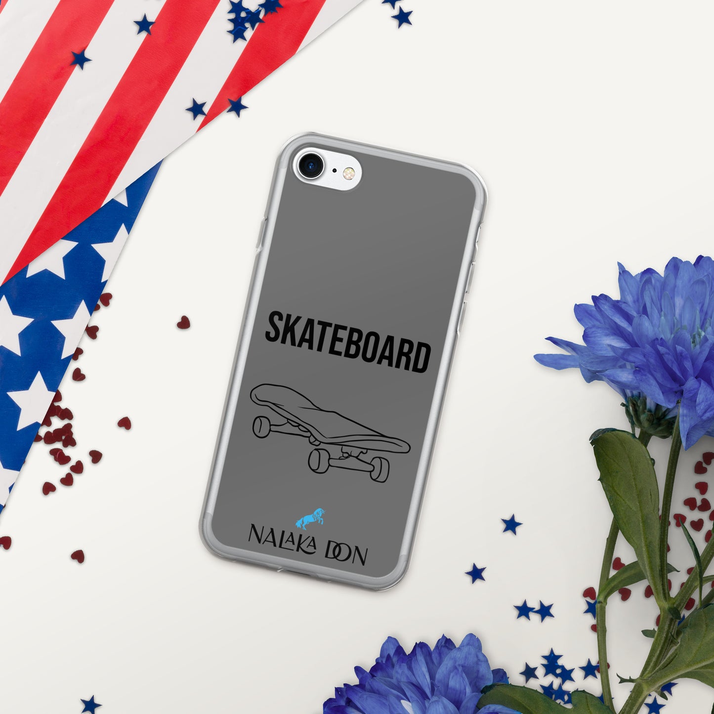 Skateboard - Clear Case for iPhone®