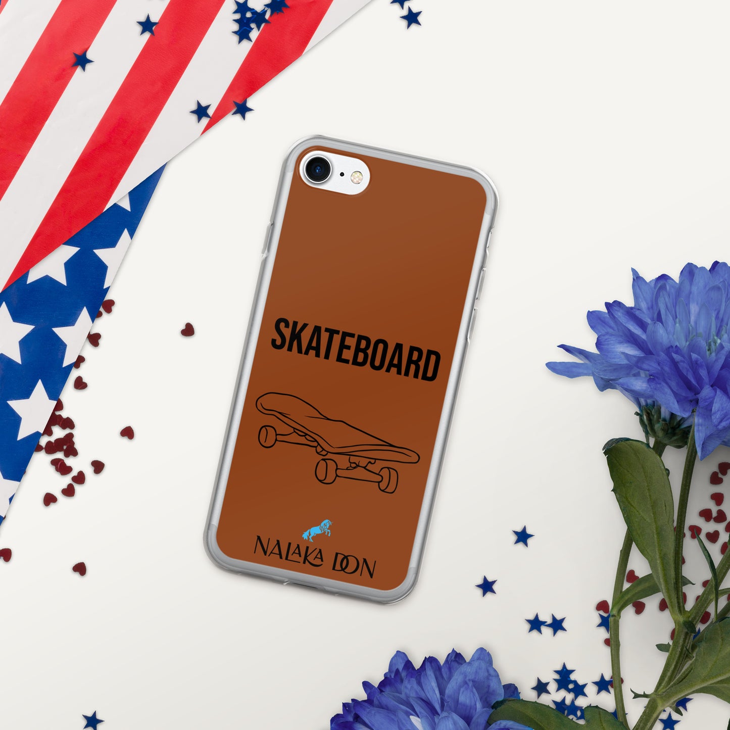 Skateboard - Clear Case for iPhone®
