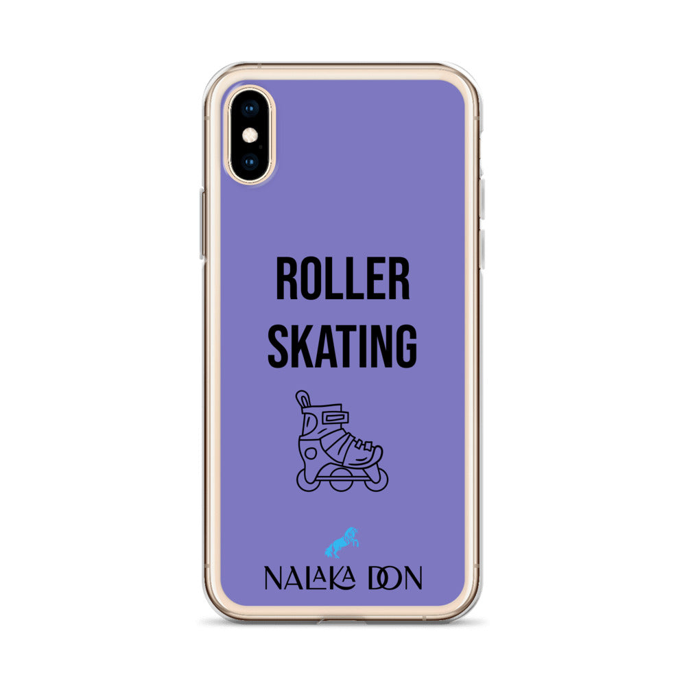 Roller Skating - Clear Case for iPhone®