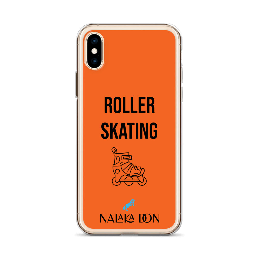 Roller Skating - Clear Case for iPhone®