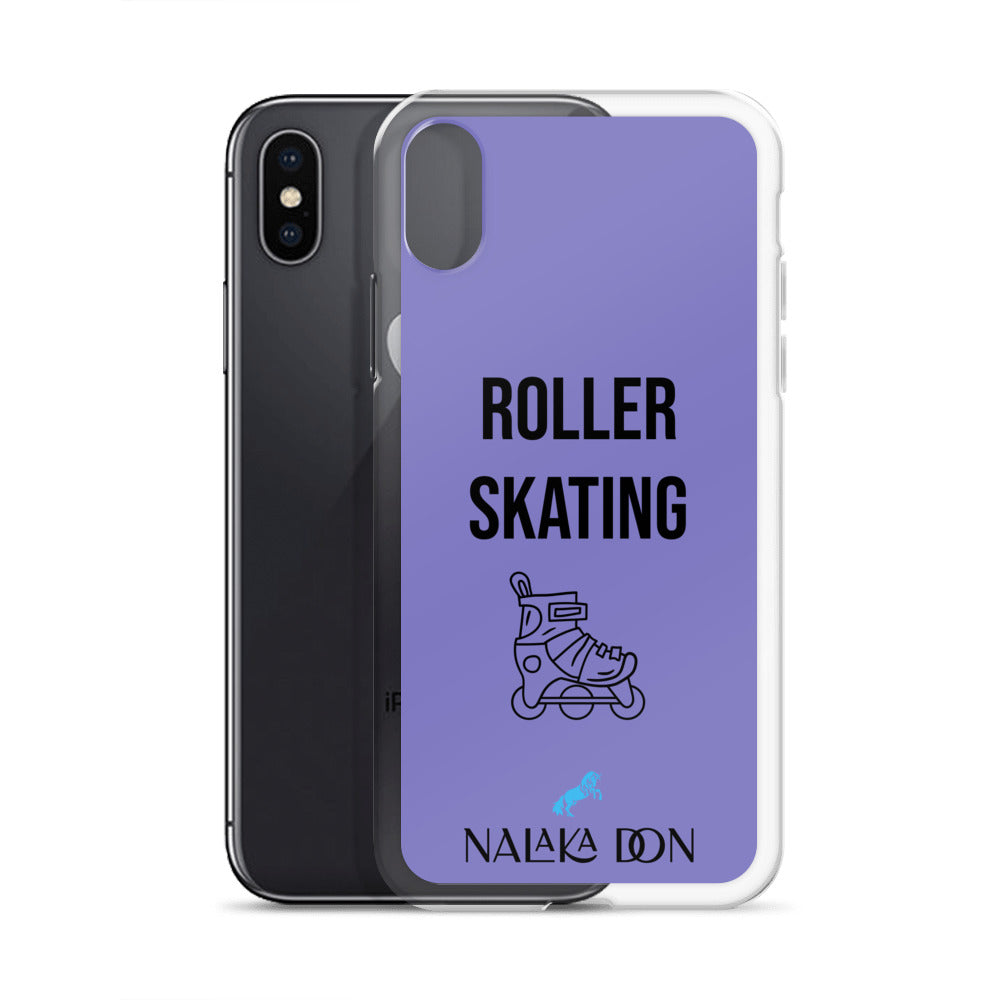 Roller Skating - Clear Case for iPhone®