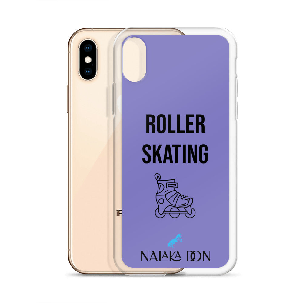 Roller Skating - Clear Case for iPhone®