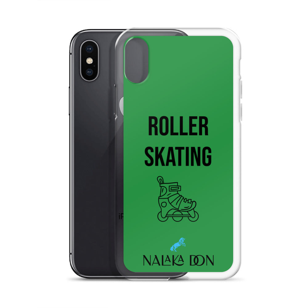 Roller Skating - Clear Case for iPhone®