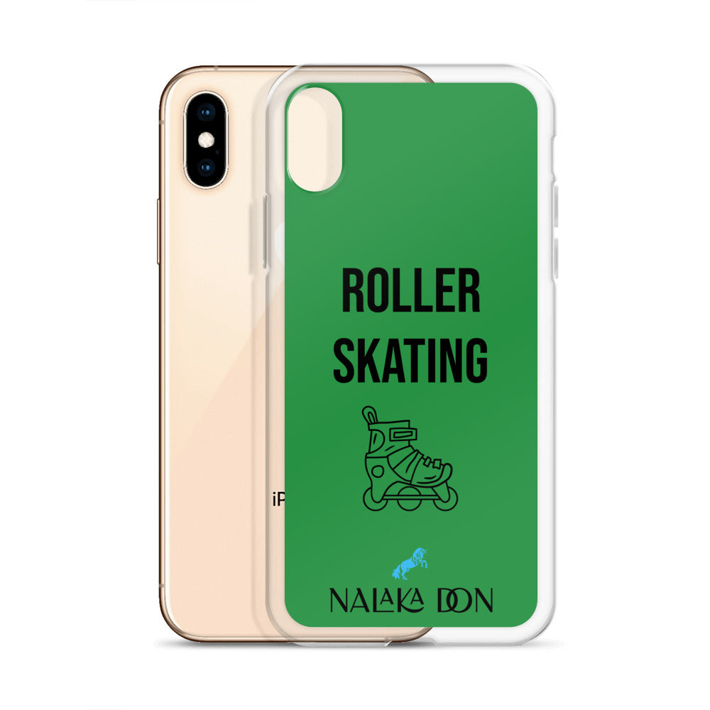 Roller Skating - Clear Case for iPhone®