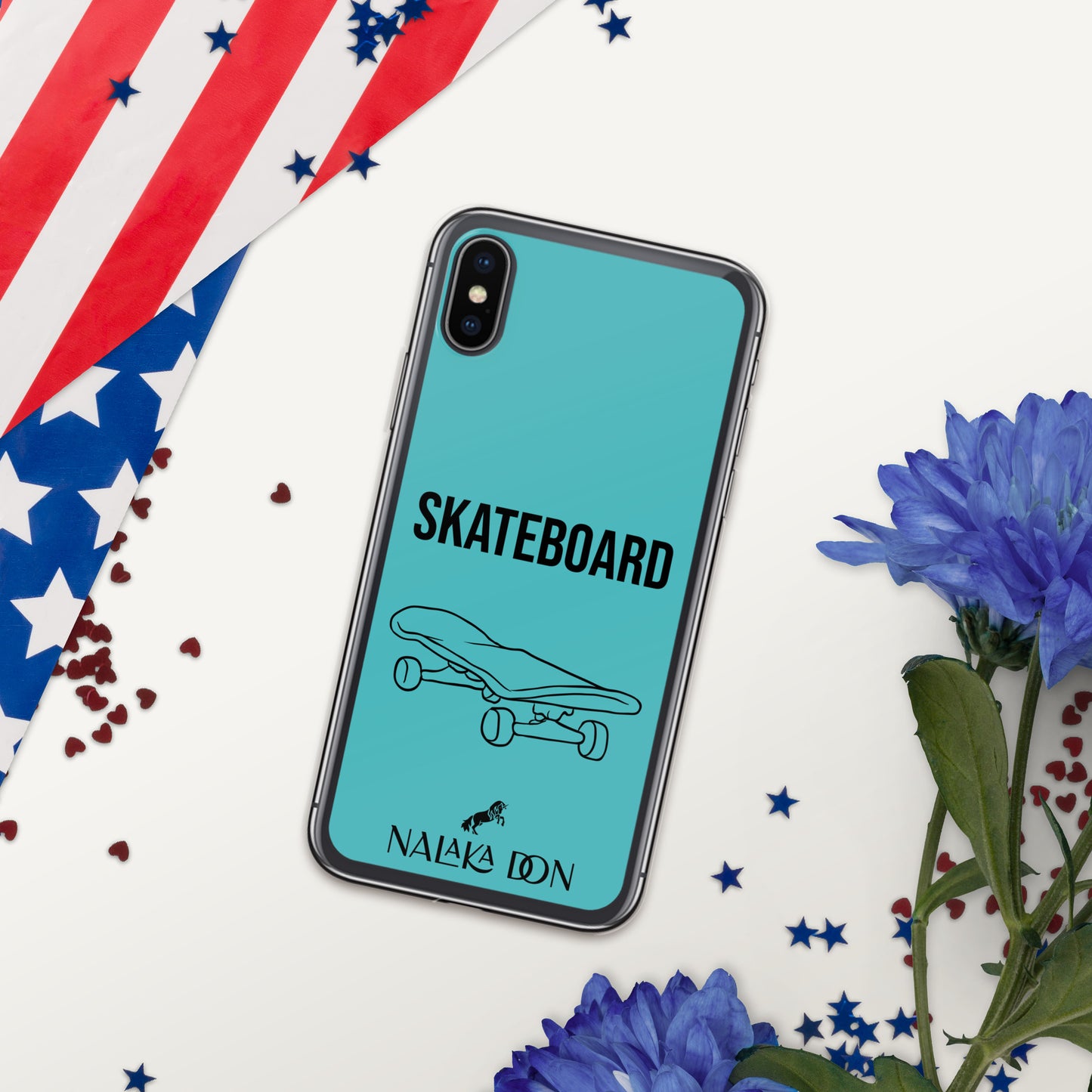 Skateboard - Clear Case for iPhone®