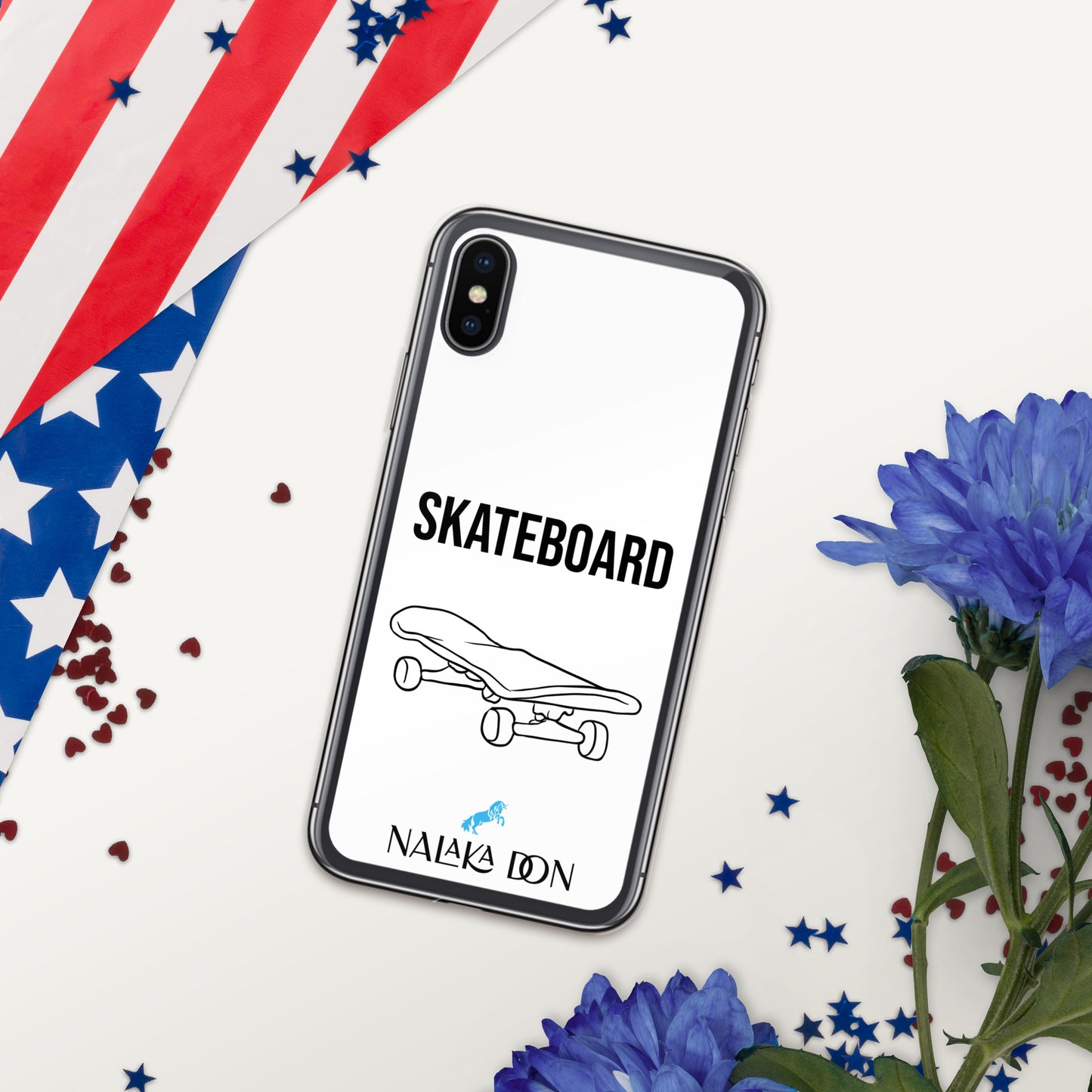 Skateboard - Clear Case for iPhone®