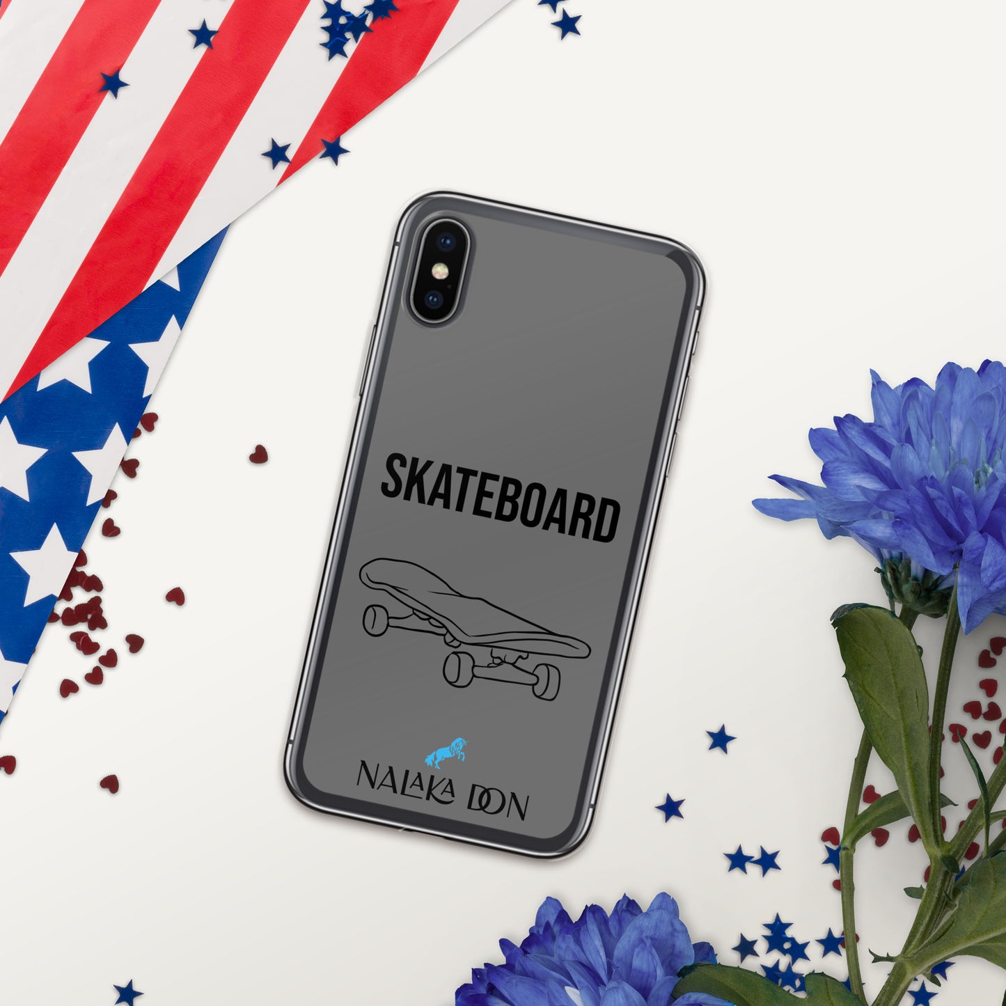 Skateboard - Clear Case for iPhone®