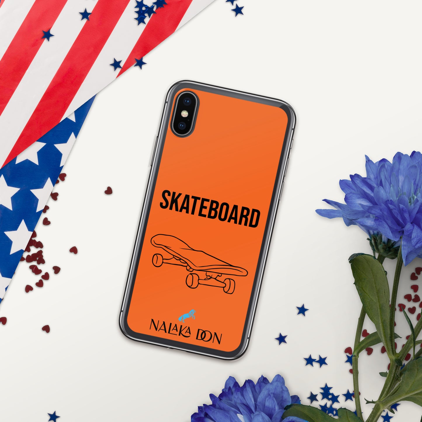Skateboard - Clear Case for iPhone®