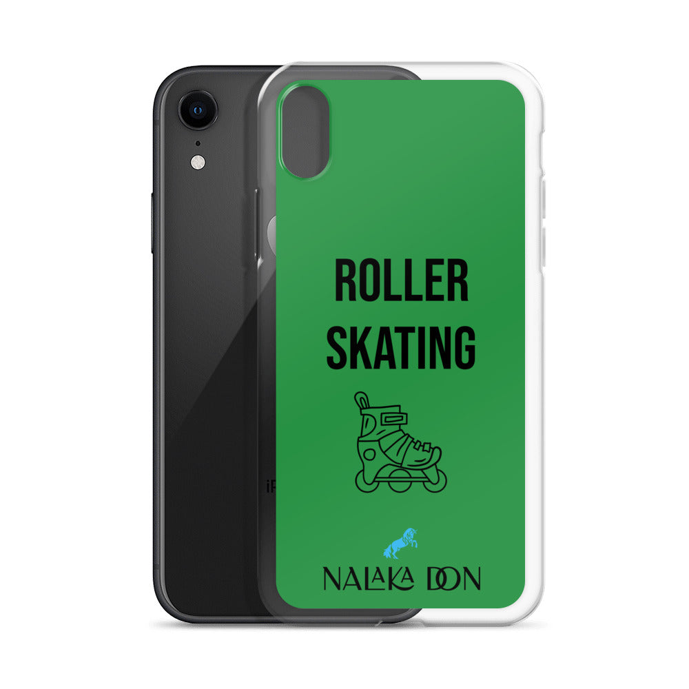 Roller Skating - Clear Case for iPhone®