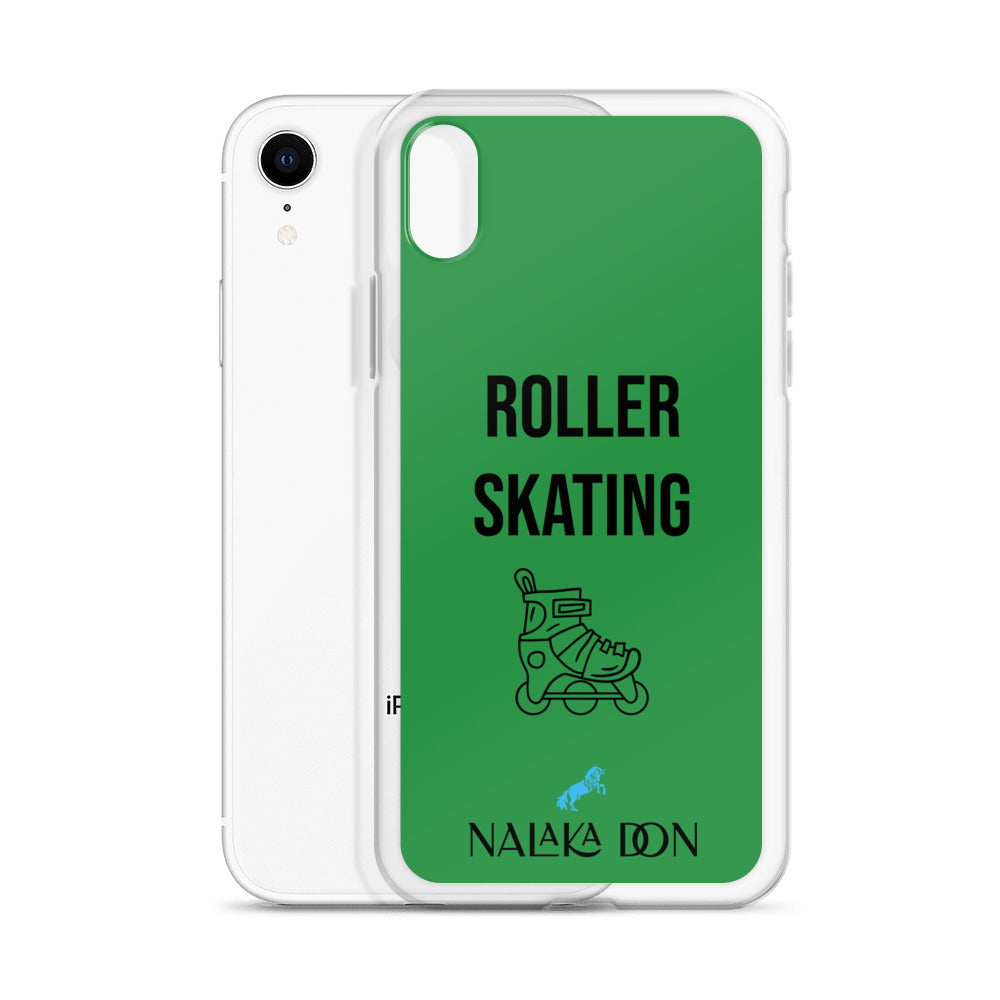 Roller Skating - Clear Case for iPhone®