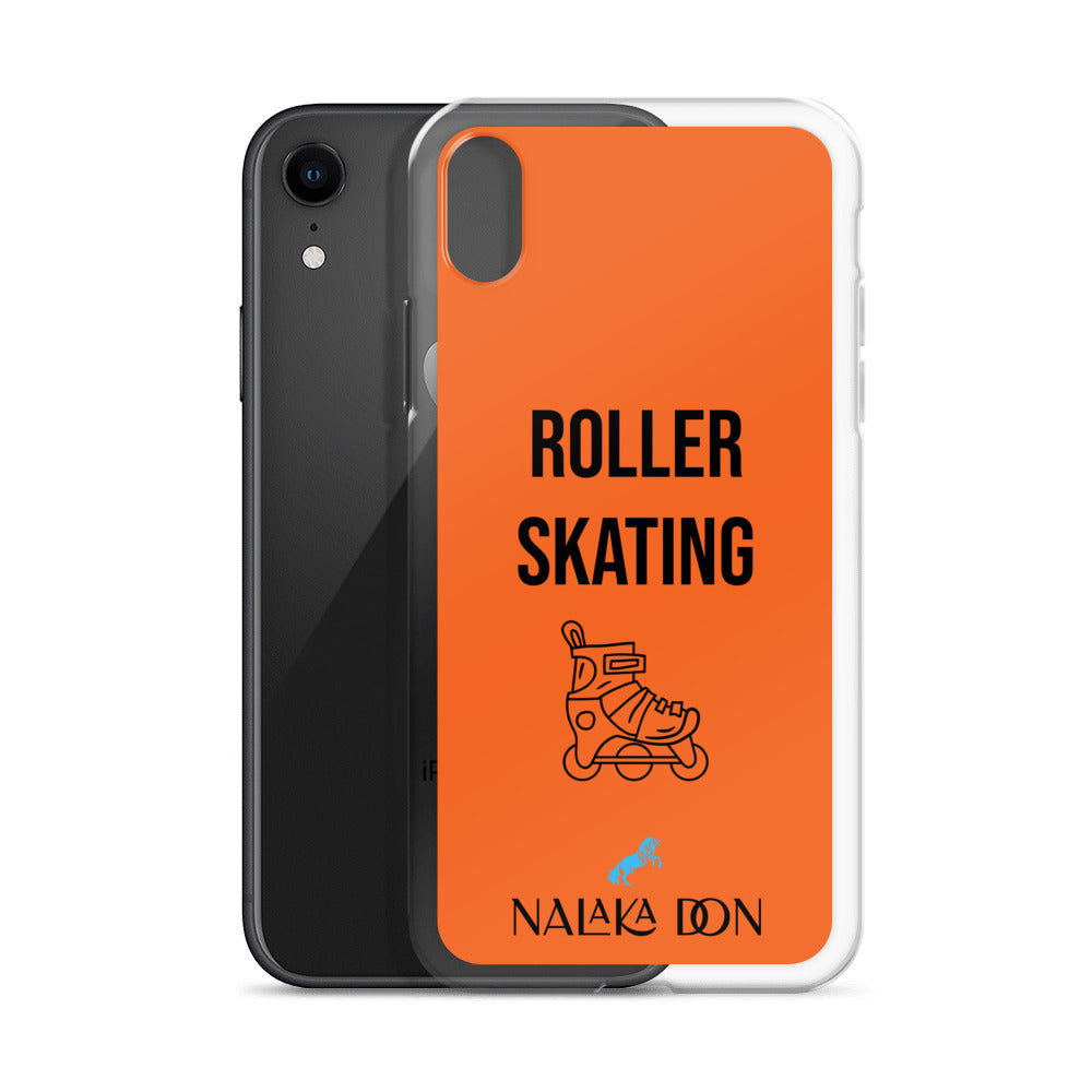 Roller Skating - Clear Case for iPhone®