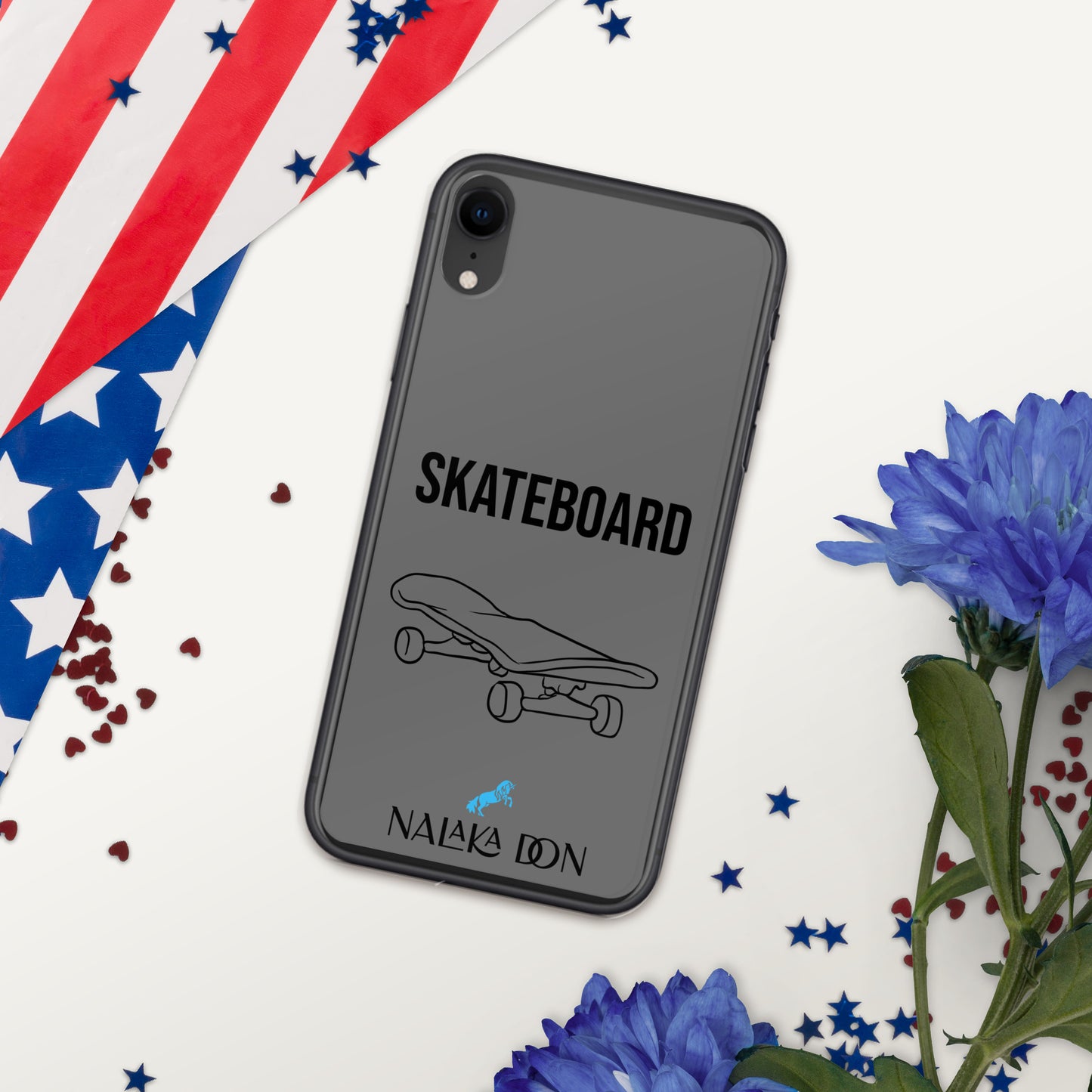 Skateboard - Clear Case for iPhone®