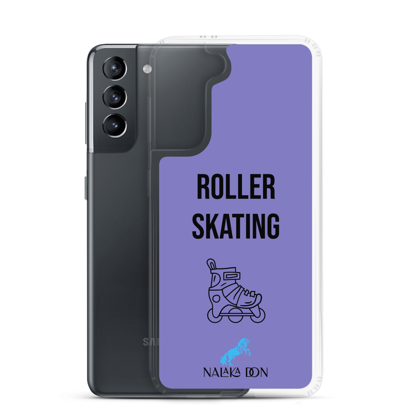 Roller Skating - Clear Case for Samsung®