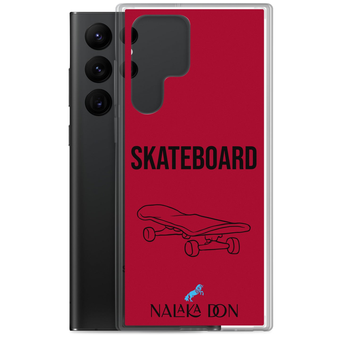 Skateboard - Clear Case for Samsung®