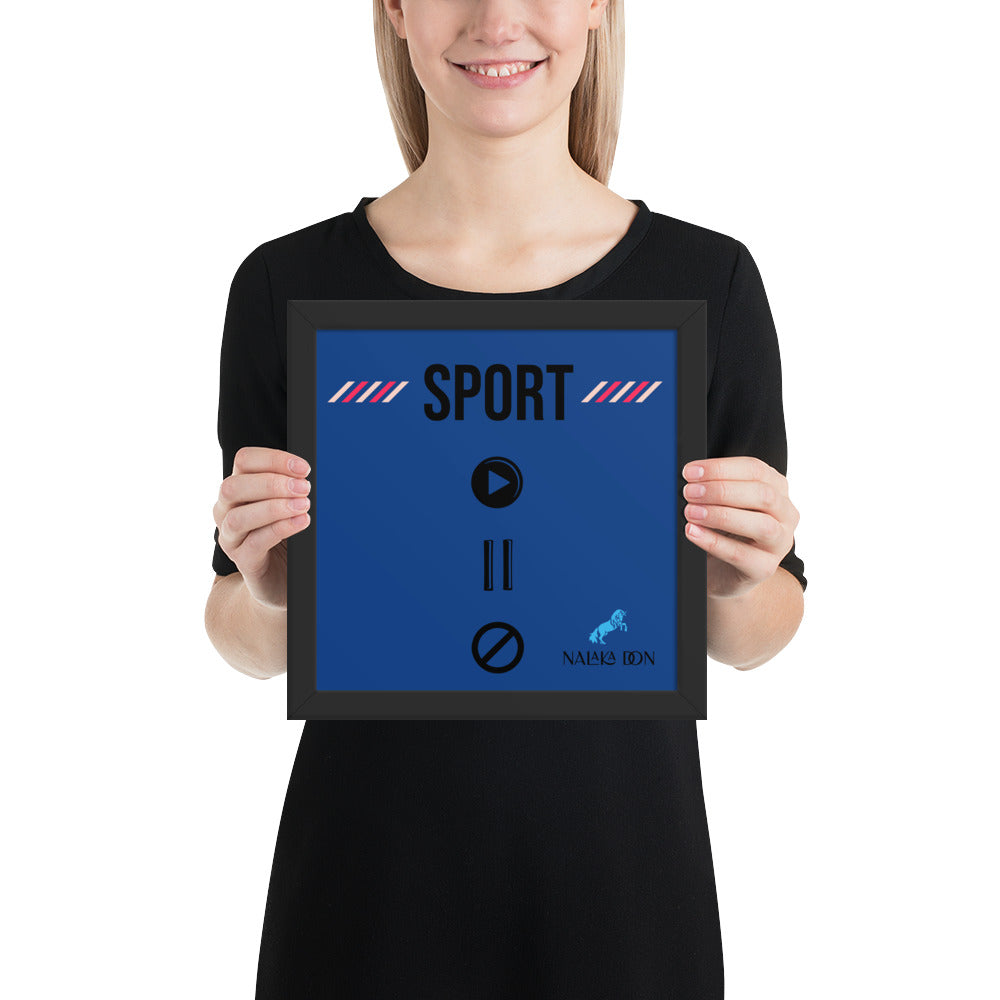 Sport - Unique Framed Poster
