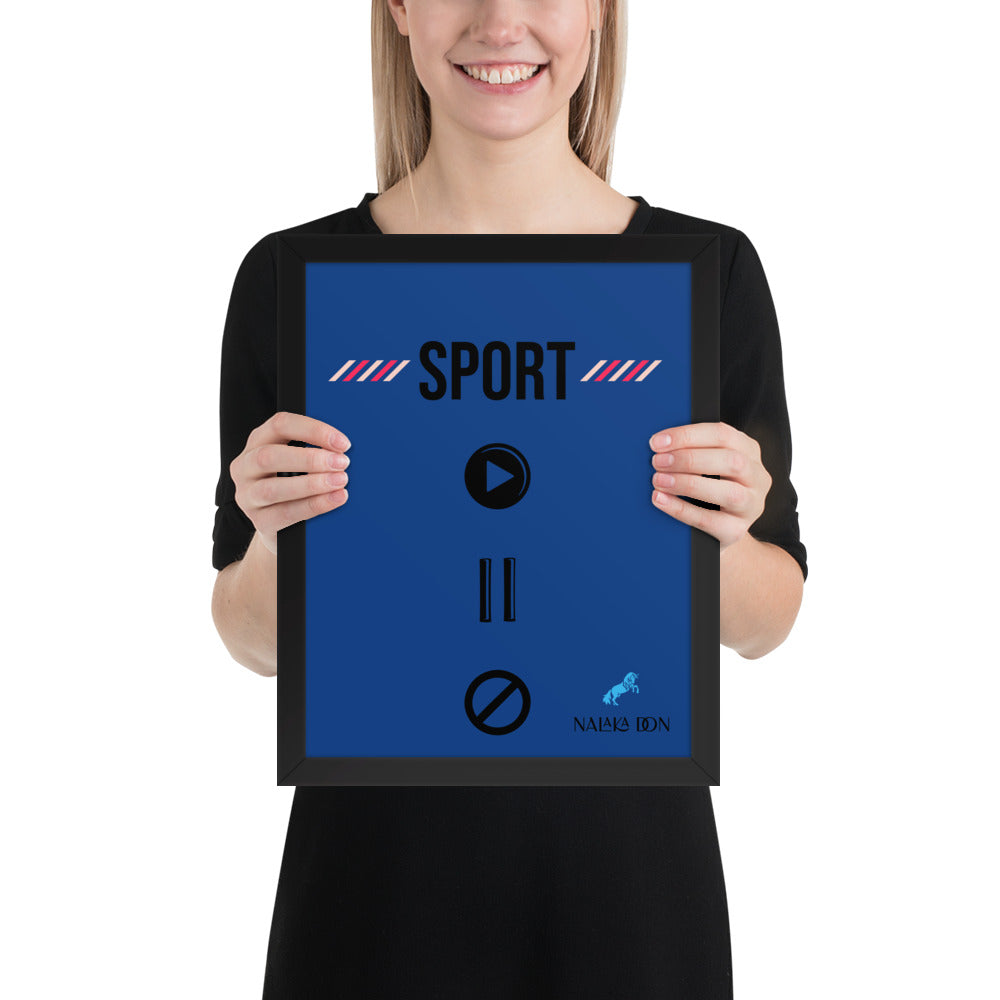 Sport - Unique Framed Poster
