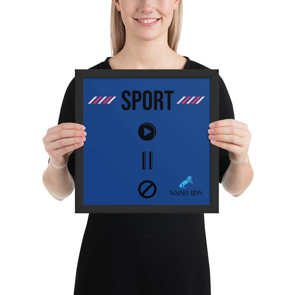 Sport - Unique Framed Poster