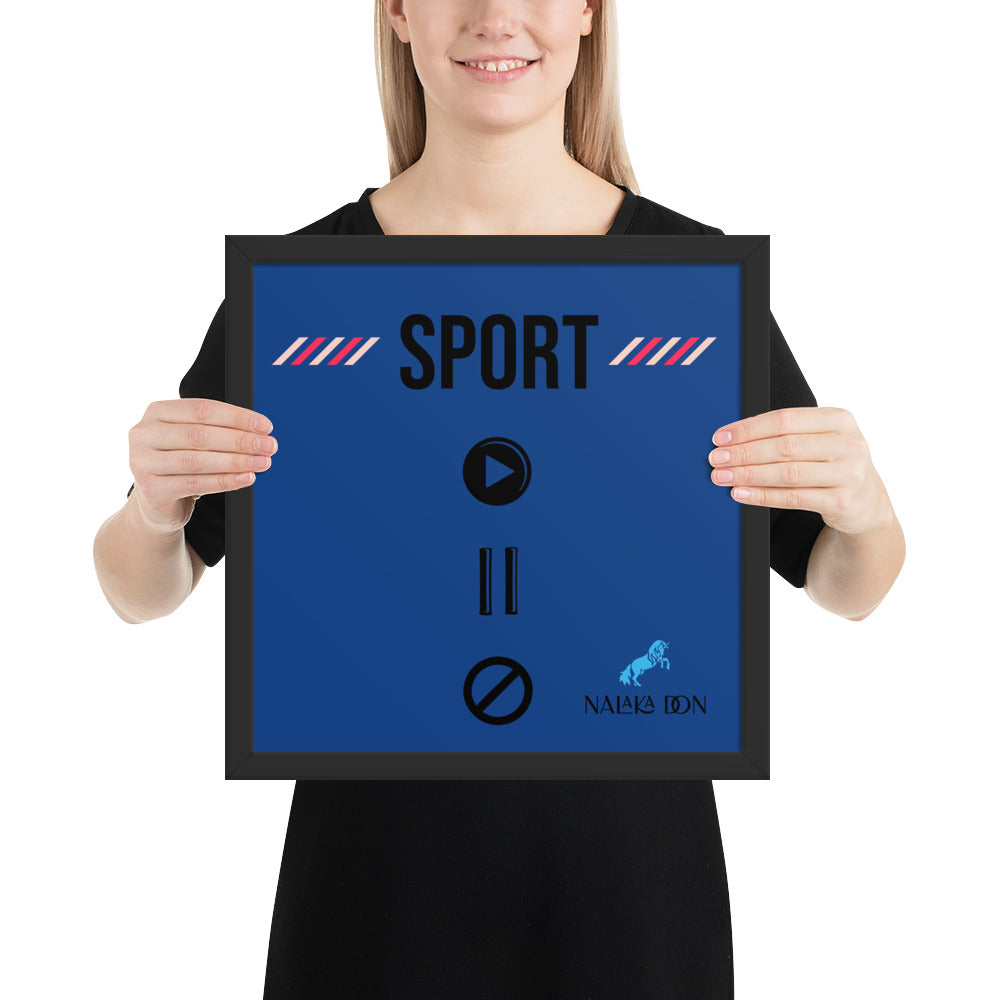 Sport - Unique Framed Poster