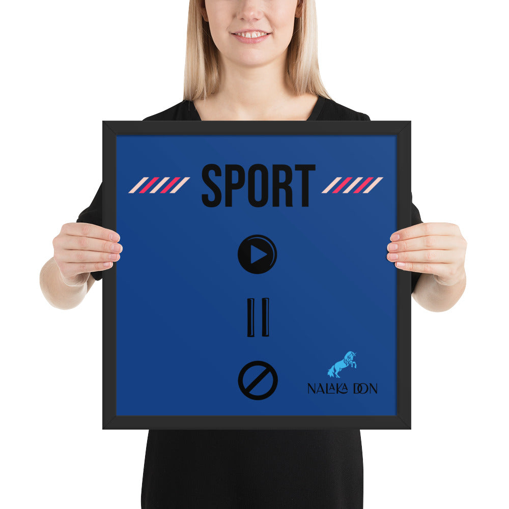 Sport - Unique Framed Poster