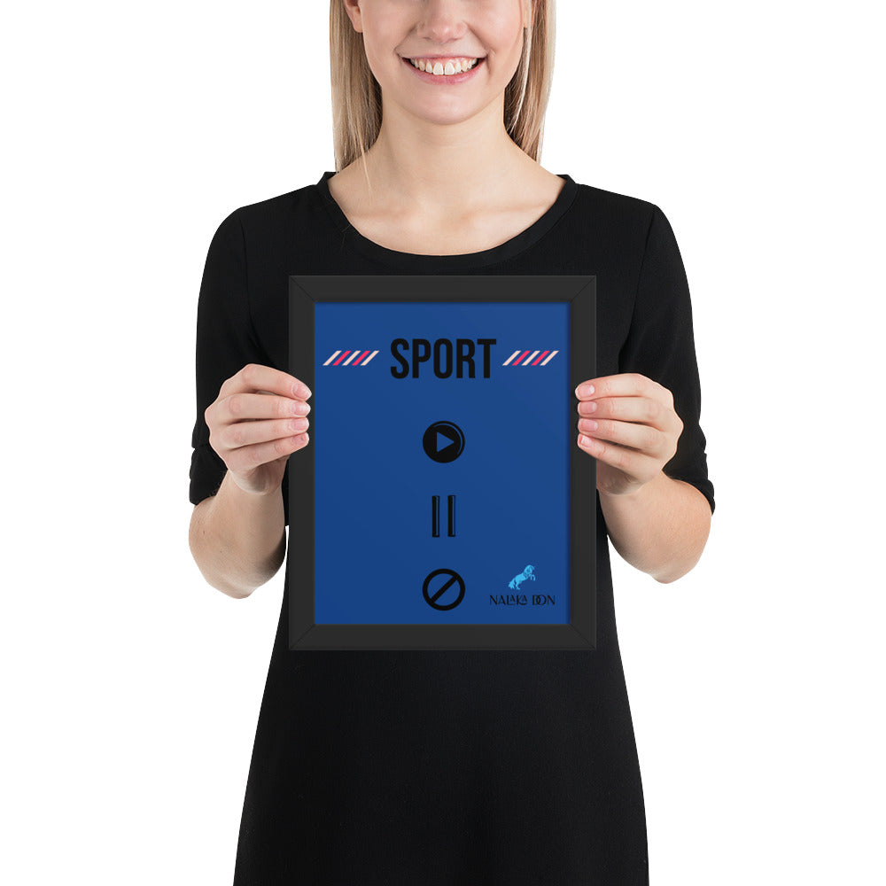 Sport - Unique Framed Poster