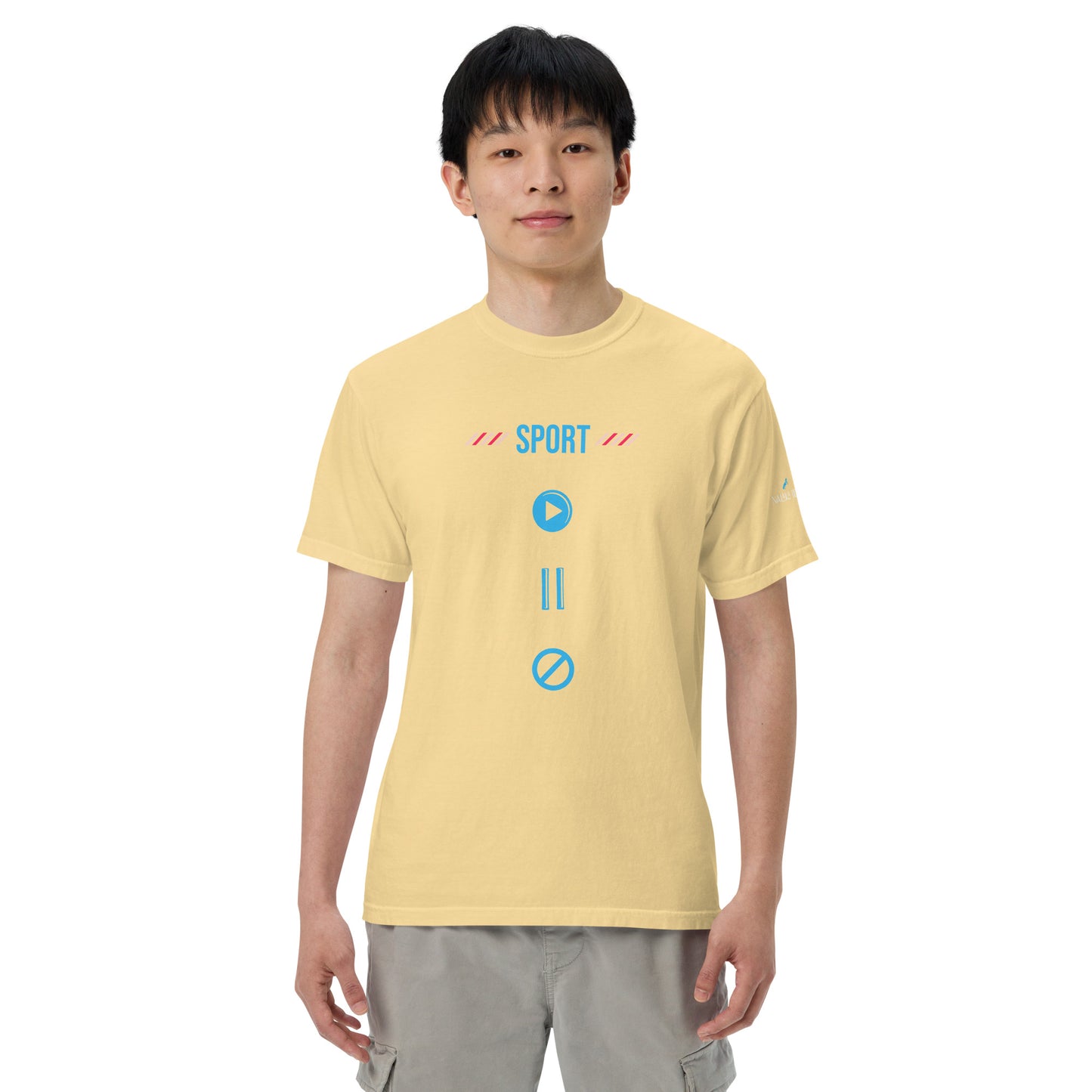 Sport - Unique Men’s Garment-Dyed Heavyweight T-shirt
