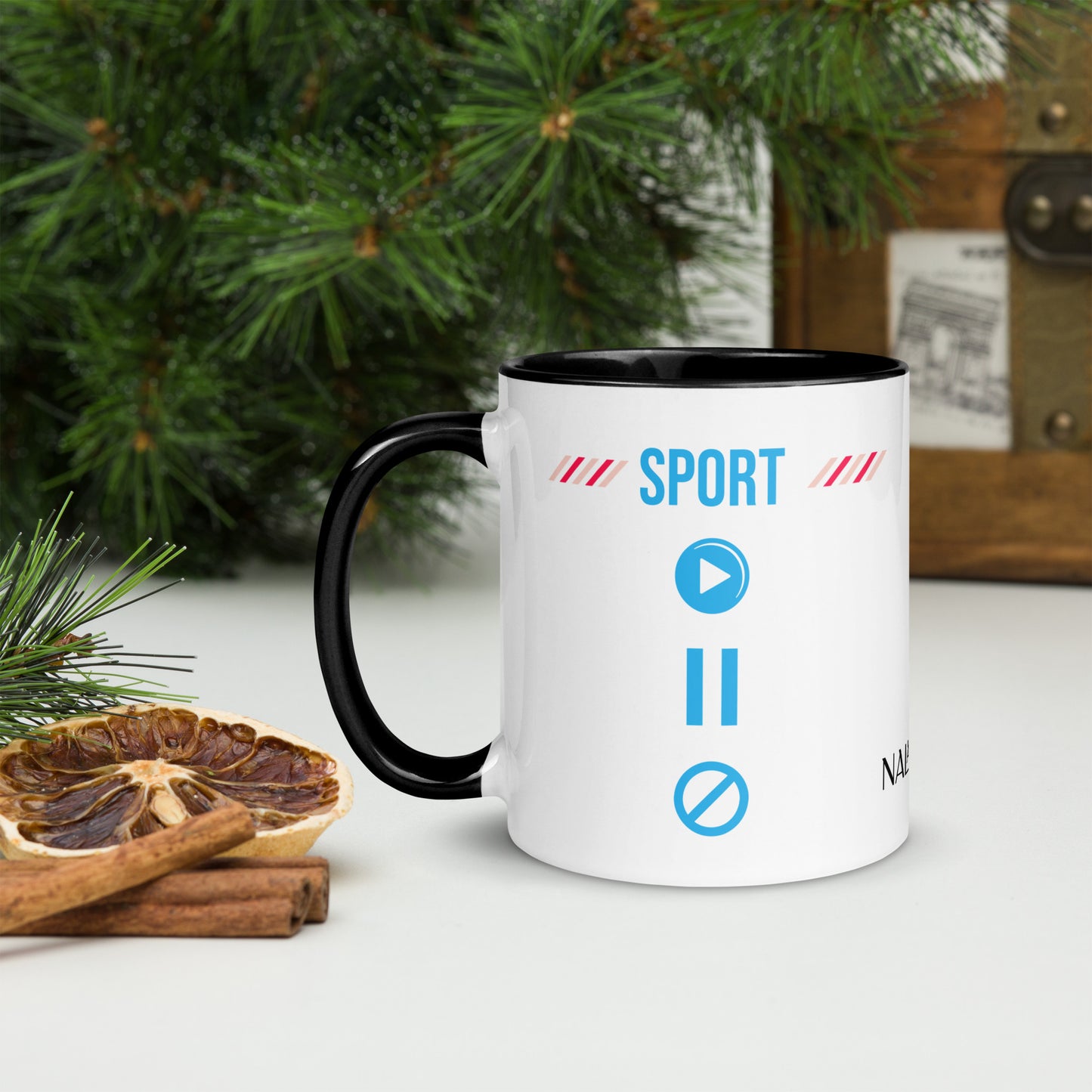 Sport - Unique Mug with Color Inside