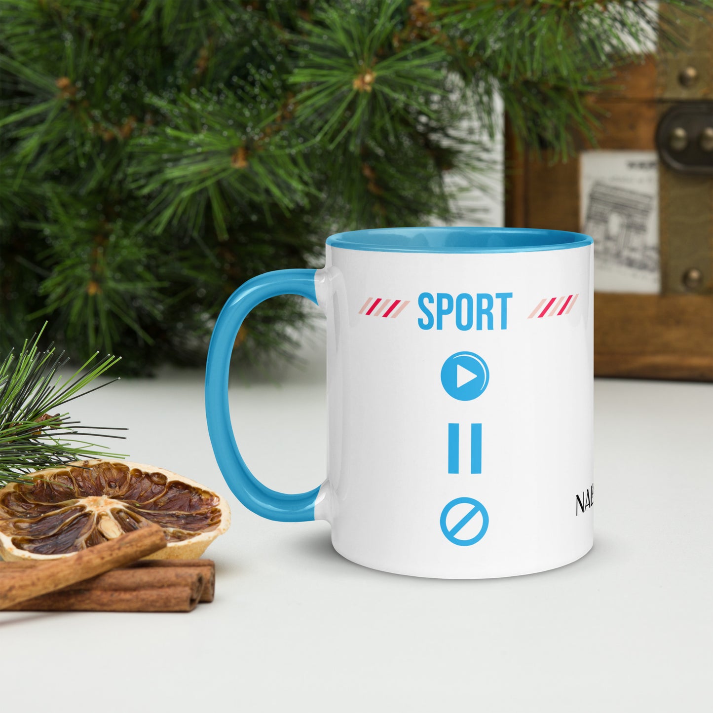 Sport - Unique Mug with Color Inside