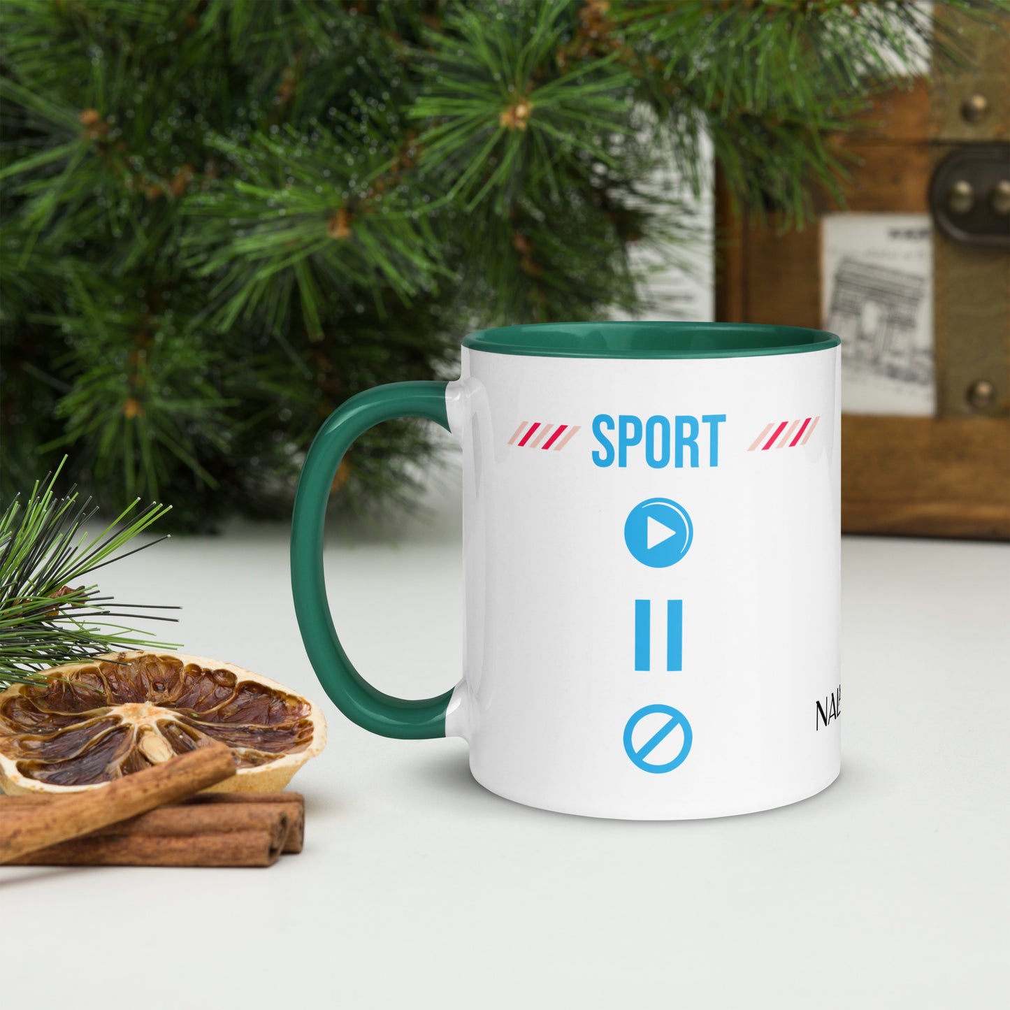 Sport - Unique Mug with Color Inside