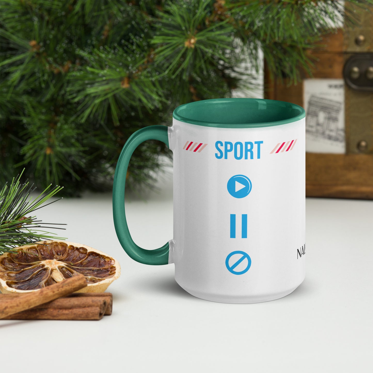 Sport - Unique Mug with Color Inside