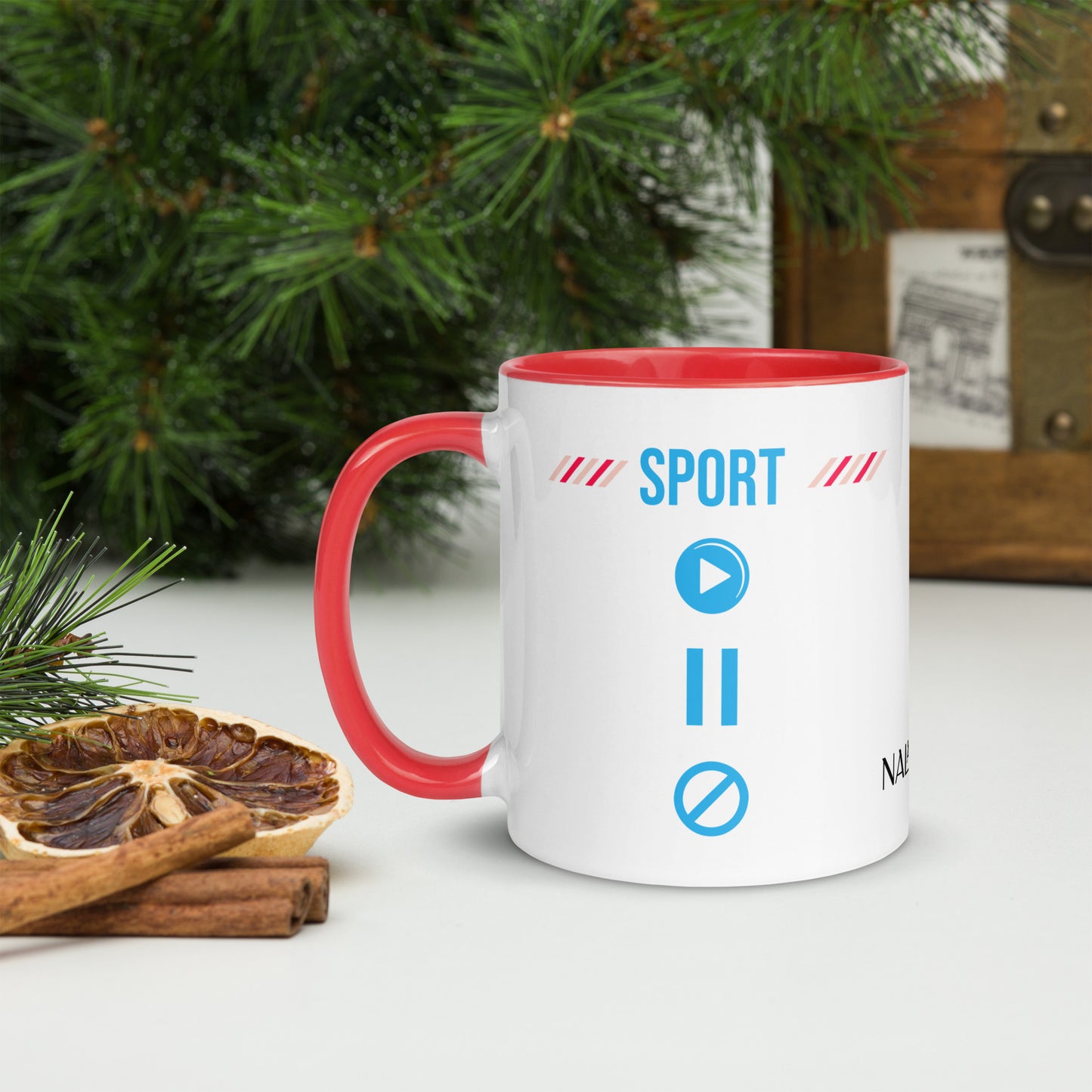 Sport - Unique Mug with Color Inside