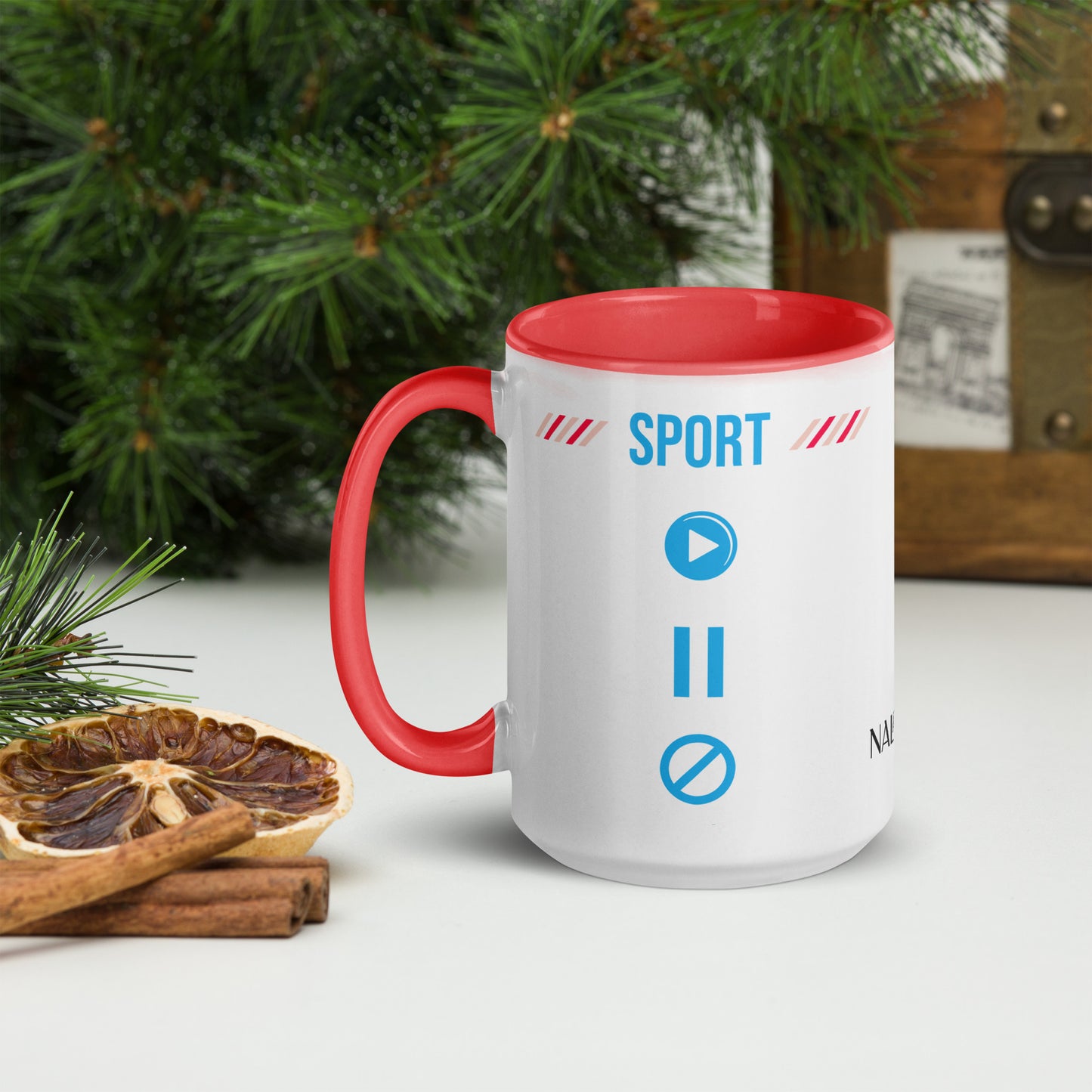 Sport - Unique Mug with Color Inside