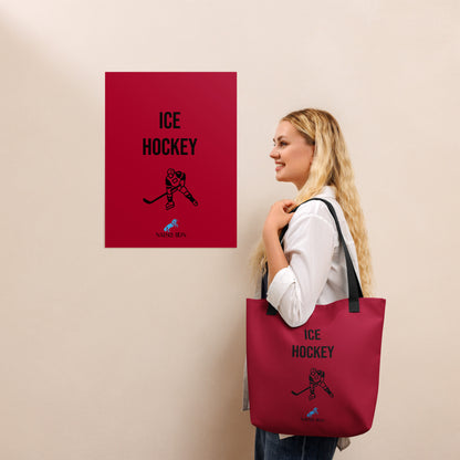 Ice Hockey - AOP Tote Bag