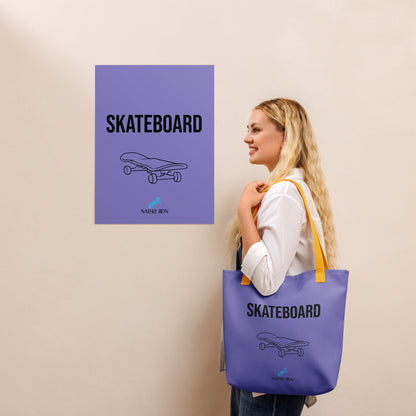 Skateboard - AOP Tote Bag