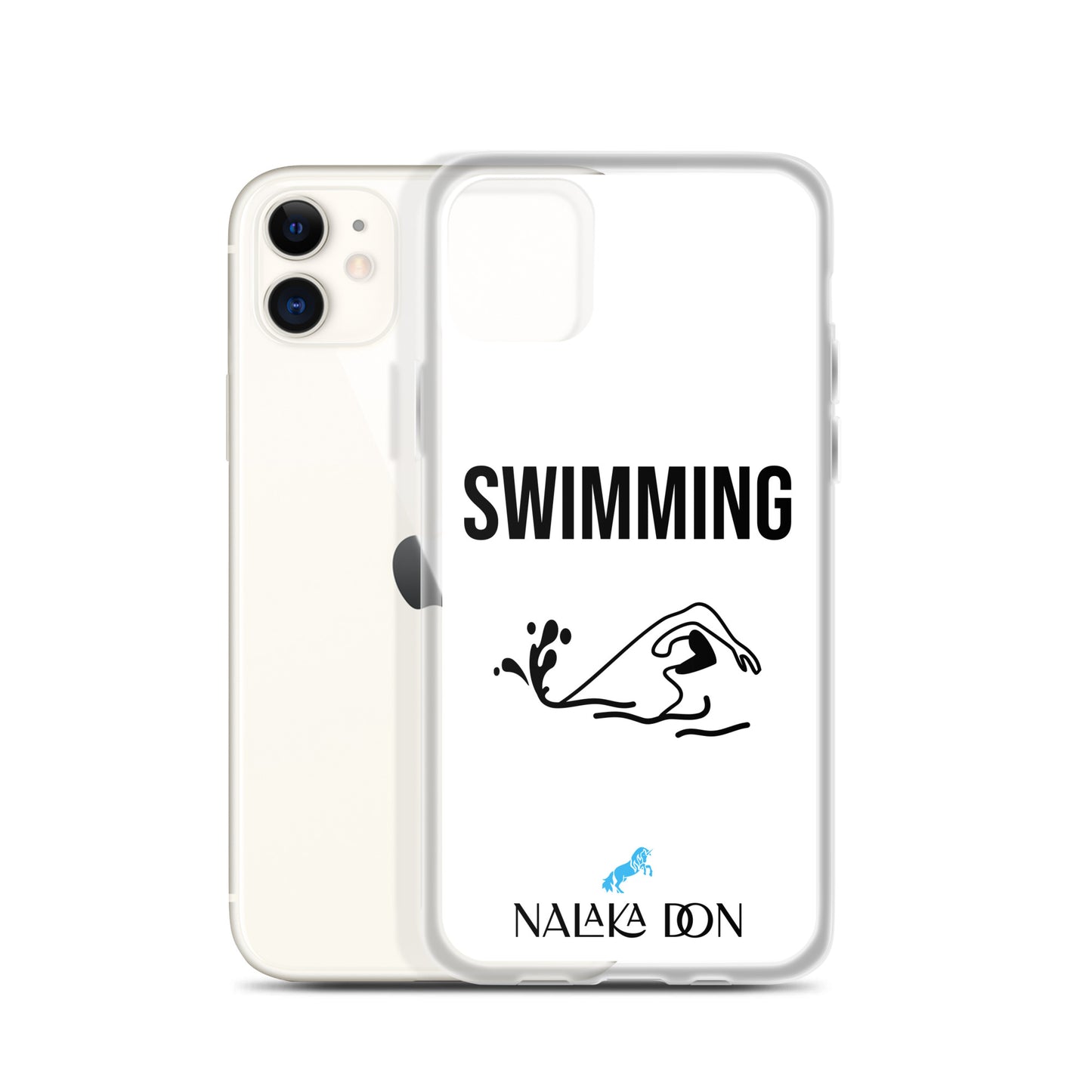 Swimming - Clear Case for iPhone®